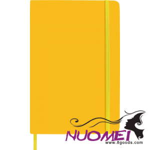 D0654 NOTE BOOK SOFT FEEL (APPROX A5) in Yellow