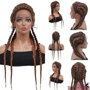 F0638 Lace Four Strand Braided Wig for Women