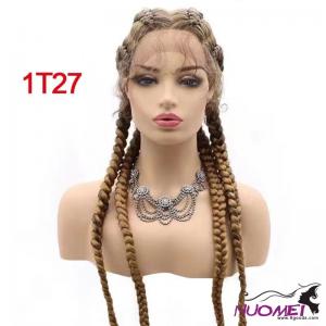 F0642 Lace Four Strand Braided Wig for Women