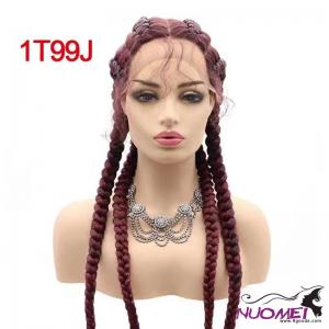 F0644 Lace Four Strand Braided Wig for Women
