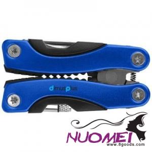 H0112 CASPER 8-FUNCTION MULTI-TOOL with LED Torch in Blue