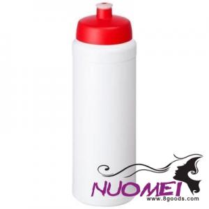 A0242 BASELINE® PLUS 750 ML BOTTLE with Sports Lid in White Solid-red