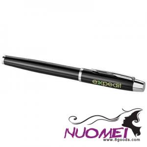 D0698 IM ROLLERBALL PEN in Black Solid-silver