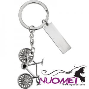 D0710 NICKEL PLATED KEYRING CHAIN in Silver