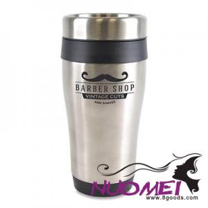 A0325 ANCOATS STAINLESS STEEL METAL TUMBLER with Black Trim