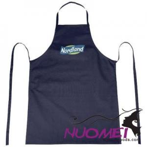 F0776 APRON with Tie-back Closure in Navy
