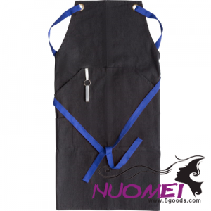 F0786 POLYESTER AND COTTON APRON in Cobalt Blue
