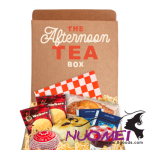 F0790 SQUARE GIFT BOX - AFTERNOON TEA