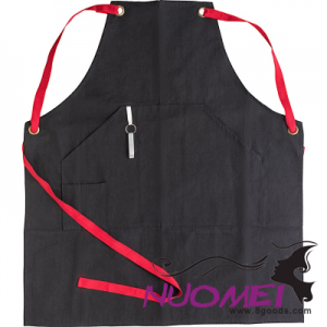 F0795 POLYESTER AND COTTON APRON in Red