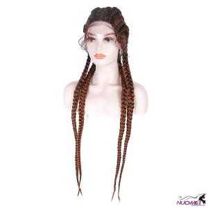 F0808 Hand Braided Synthetic Lace Braid Wig 