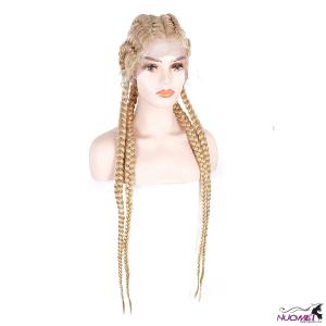 F0810 Hand Braided Synthetic Lace Braid Wig 