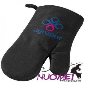 F0849 OVEN MITT in Black Solid