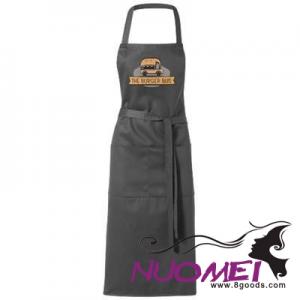 F0851 APRON with 2 Pockets in Grey