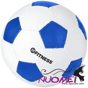 D0869 CURVE SIZE 5 FOOTBALL in White Solid-royal Blue