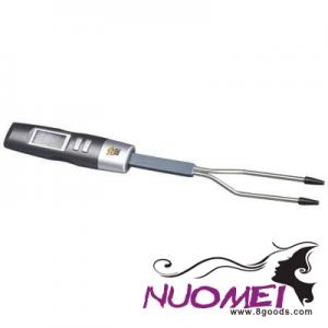 F0876 FORK with Thermometer in Grey