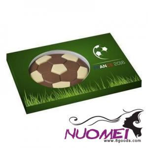 D0901 PROMOTIONAL 2D CHOCOLATE FOOTBALL GIFT BOX