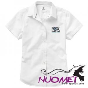 F0897 LADIES SHIRT in White Solid