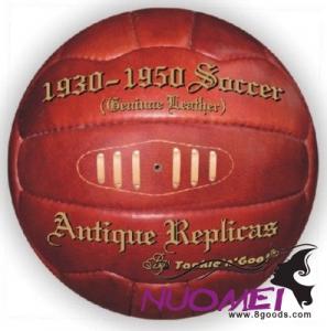 D0934 RETRO LEATHER FOOTBALL BALL