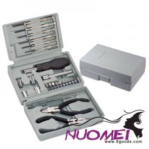 H0225 25 PIECE TOOL CASE in Grey