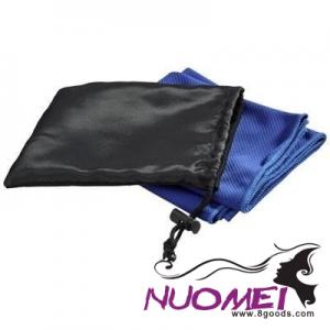 H0277 PETER COOLING TOWEL in Mesh Pouch in Royal Blue