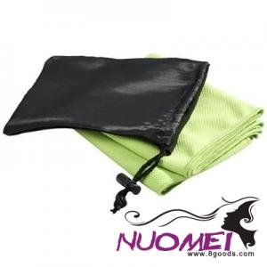 H0290 PETER COOLING TOWEL in Mesh Pouch in Lime