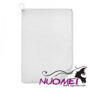 H0364 PET GOLF TOWEL with Hook Clip in White
