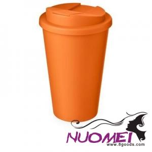 H0515 AMERICANO® 350 ML TUMBLER with Spill-proof Lid in Orange