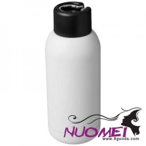 A0380 BREA 375 ML VACUUM THERMAL INSULATED SPORTS BOTTLE in White Solid