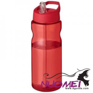 A0408 H2O BASE® 650 ML SPOUT LID SPORTS BOTTLE in Red