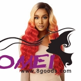 D1309 Outre Color Bomb Synthetic Lace Front Wig