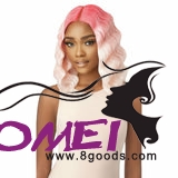 D1313 Outre Color Bomb Synthetic Lace Front Wig