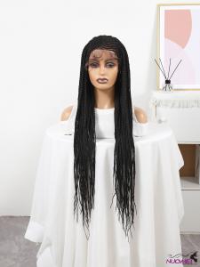 0003Hand-woven lace wigs Braided hair sets African