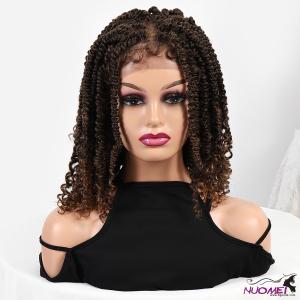 w0074New design braid wig high temperature silk black long